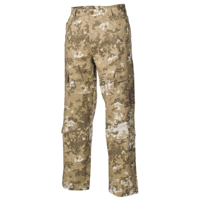 VOJAŠKE HLAČE BDU RIP STOP VEGETATO DESERT BARVA