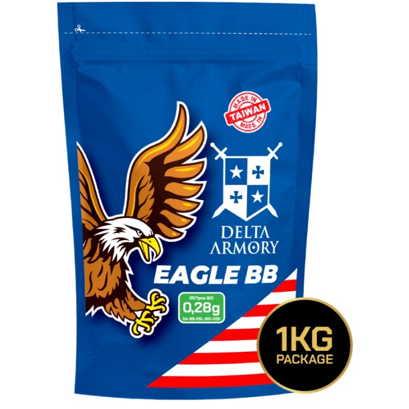 AIRSOFT BB KROGLICE DELTA ARMORY EAGLE 0,28G BIO 1KG
