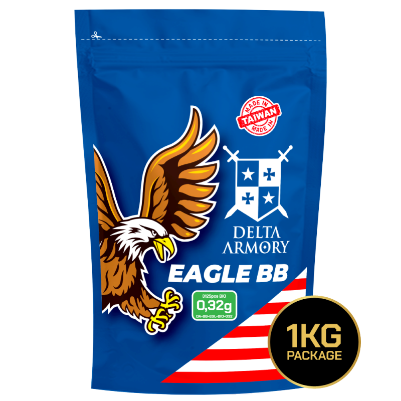 AIRSOFT BB KROGLICE DELTA ARMORY EAGLE 0,32G BIO 1KG