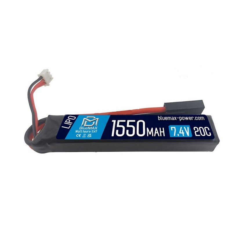 AIRSOFT BATERIJA LIPO 7,4V 1550MAH 20C TAMIYA BLUEMAX