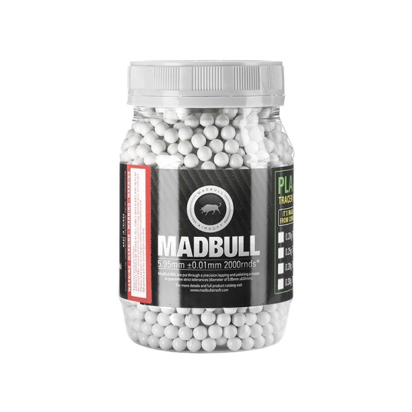 AIRSOFT BB KROGLICE MADBULL PRECISION 0.43G 2000 PCS