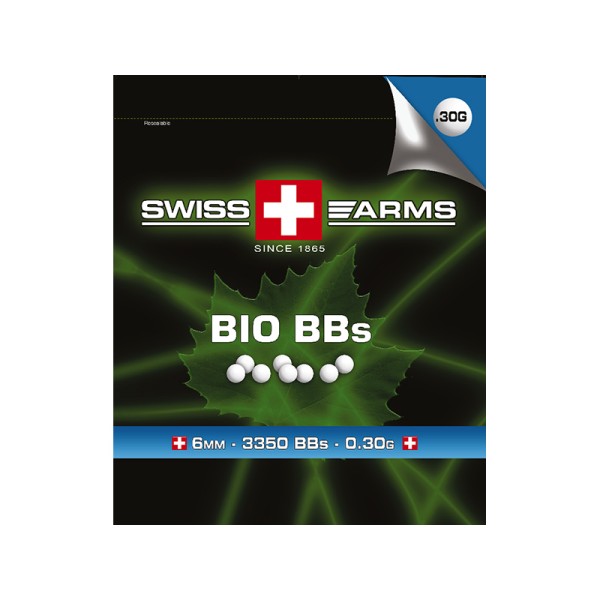 AIRSOFT BB KROGLICE SWISS ARMS BIO RAZGRADLJIVE 0.30G 3350 PCS