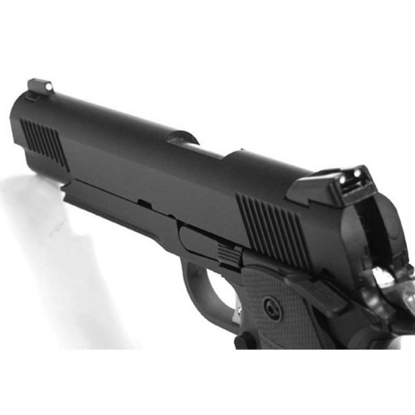 AIRSOFT TRZAJNA PLINSKA PIŠTOLA KJ WORKS HI-CAPA GREEN GAS