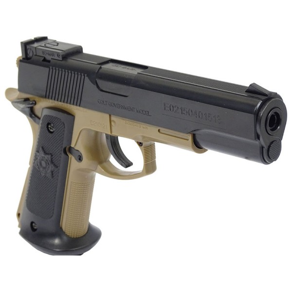 AIRSOFT VZMETNA PIŠTOLA COLT MK IV TAN 2
