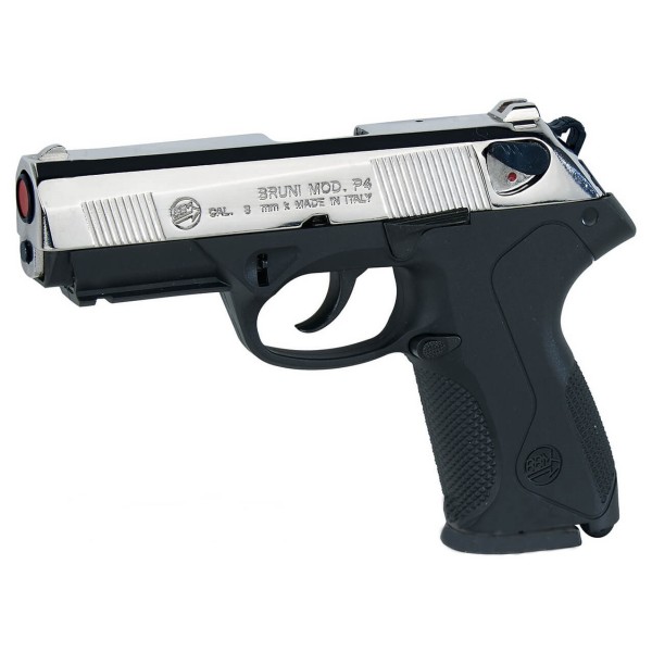 STRAŠILNA P.A.K. (START) PIŠTOLA BRUNI P4 NIKEL 9MM