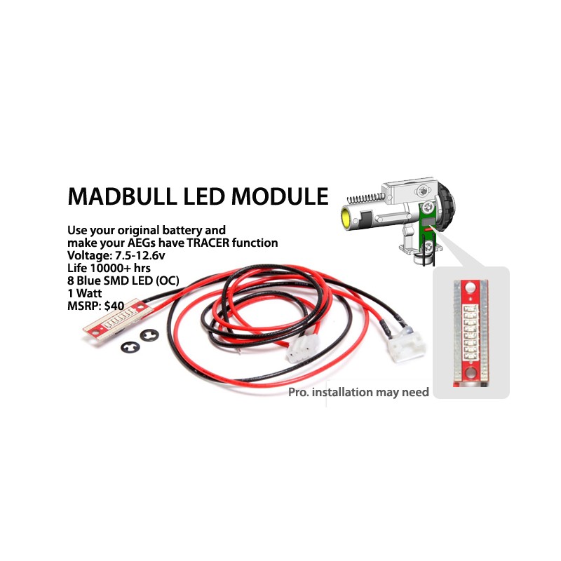 AIRSOFT HOP UP KOMORA ULTIMATE M4 MADBULL LED ENOTA