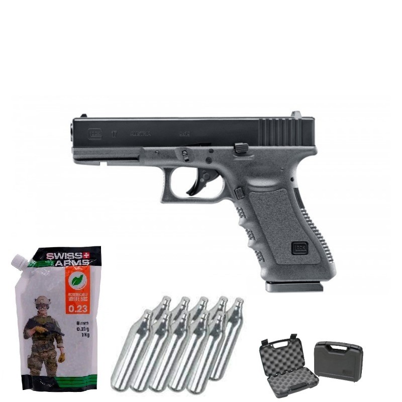 IZDELEK MESECA! AIRSOFT TRZAJNA PLINSKA PIŠTOLA UMAREX GLOCK 17 CO2