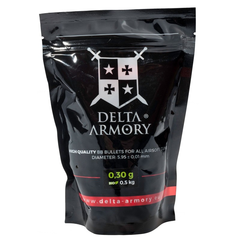 AIRSOFT BB KROGLICE DELTA 0,30G 0,5KG BIO