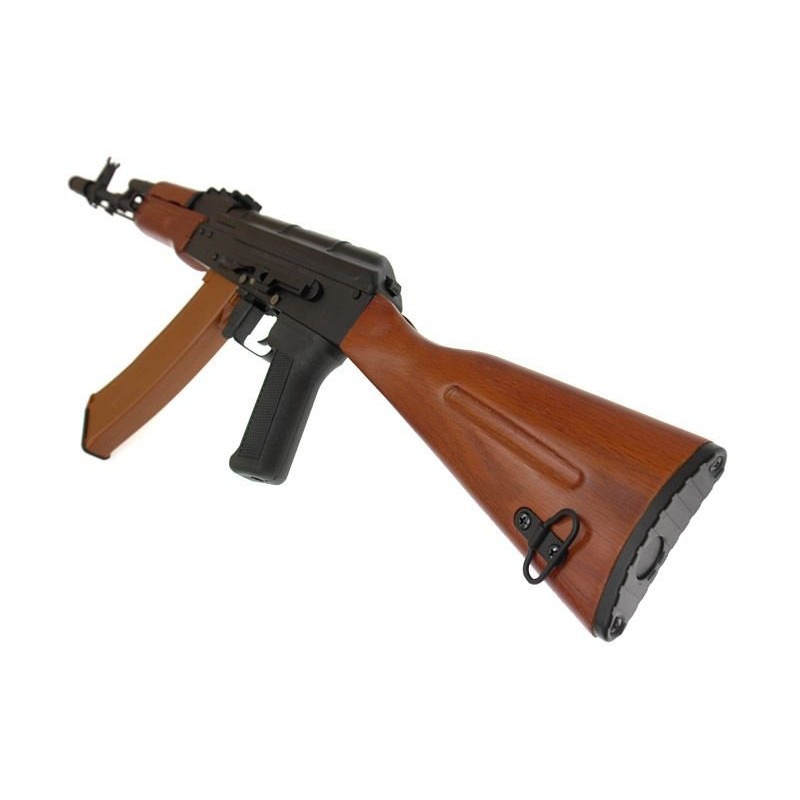 AIRSOFT ELEKTRO PUŠKA AK 47 FULL METAL REAL WOOD