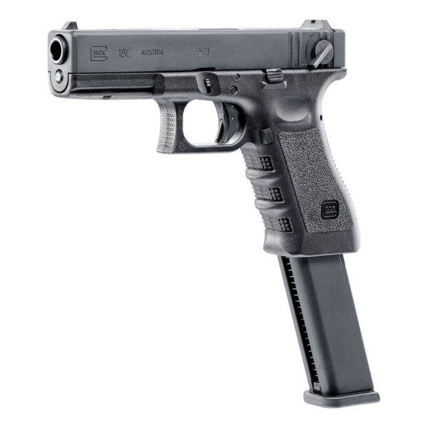 AIRSOFT TRZAJNA PLINSKA PIŠTOLA GLOCK 18 UMAREX FULL AVTO GREEN GAS 