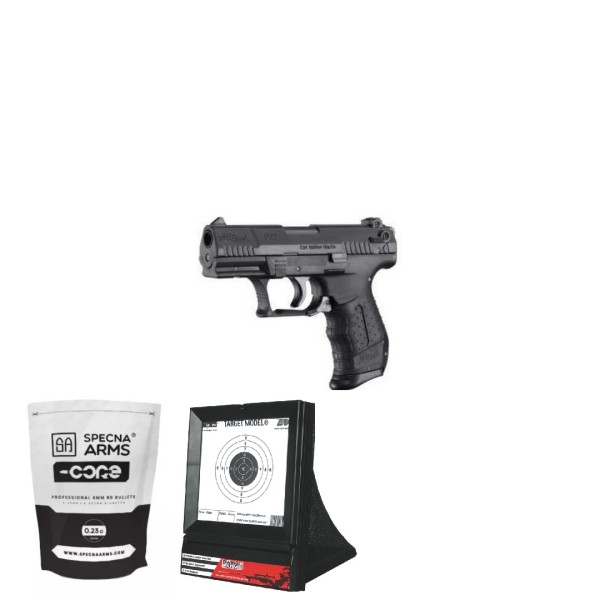 SUPER PAKET! AIRSOFT VZMETNA PIŠTOLA WALTHER P22 UMAREX