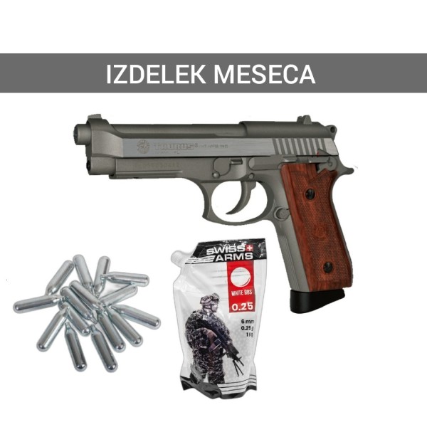 IZDELEK MESECA: AIRSOFT TRZAJNA PLINSKA PIŠTOLA TAURUS PT92 LINE CO2