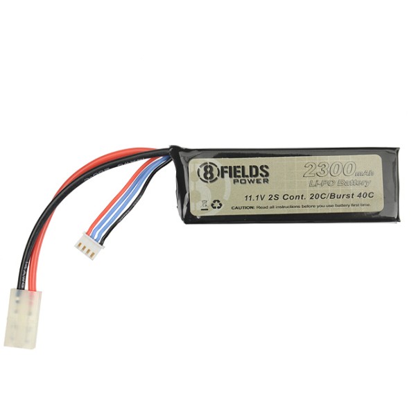 AIRSOFT BATERIJA 8FIELDS LI-PO 2300MAH 11,1V 20/40C