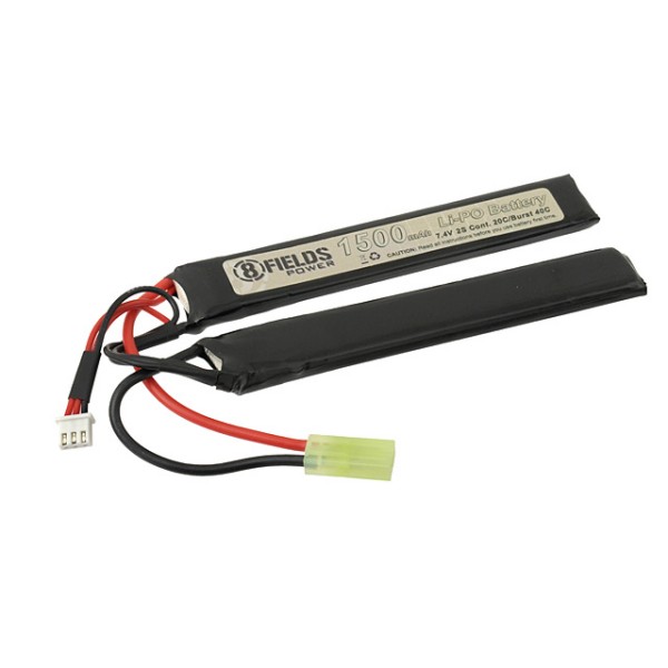 AIRSOFT BATERIJA FIELDS 7.4V 1500 MAH 20-40C LI-PO