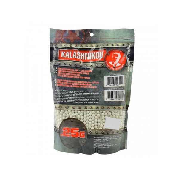 AIRSOFT BB KROGLICE KALASHNIKOV 0.25G 4000 PCS