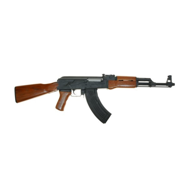 AIRSOFT ELEKTRO PUŠKA CYMA AKM 47 FULL METAL REAL WOOD