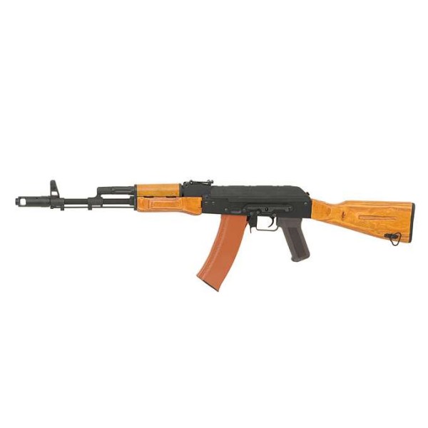 AIRSOFT ELEKTRO PUŠKA CYMA AKM 74 FULL METAL REAL WOOD