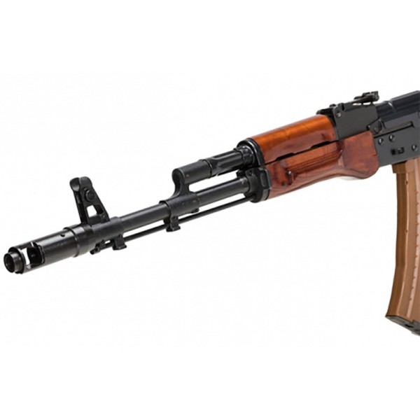 AIRSOFT ELEKTRO PUŠKA E&L AKM 47 N FULL METAL REAL WOOD