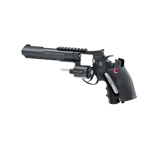 AIRSOFT NETRZAJNA PLINSKA PIŠTOLA RUGER SUPERHAWK 6 BLACK CO2