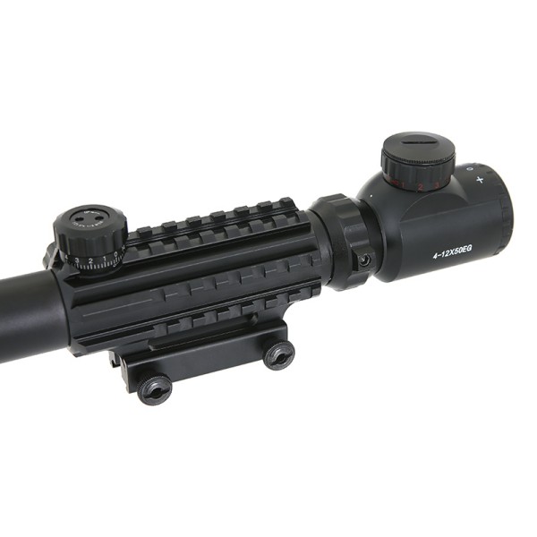 AIRSOFT STRELNI DALJNOGLED SCOPE 4-12X50 ILUMINACIJA