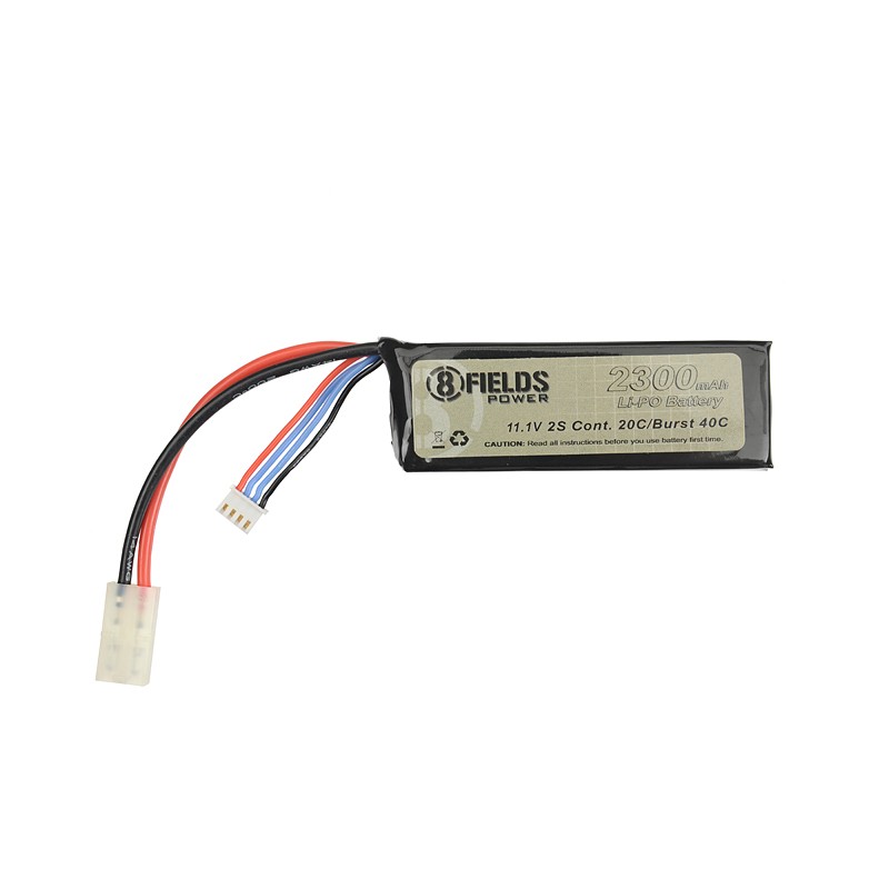 AIRSOFT BATERIJA 8FIELDS LI-PO 2300MAH 11,1V 20/40C