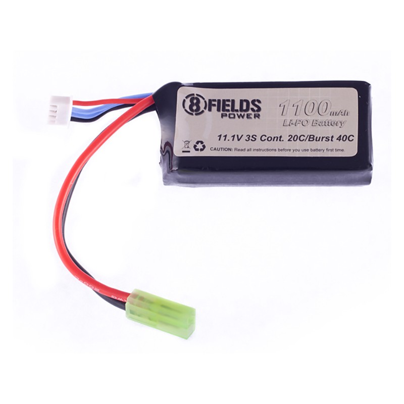 AIRSOFT BATERIJA FIELDS 11.1V 1100 MAH 20-40C LI-PO