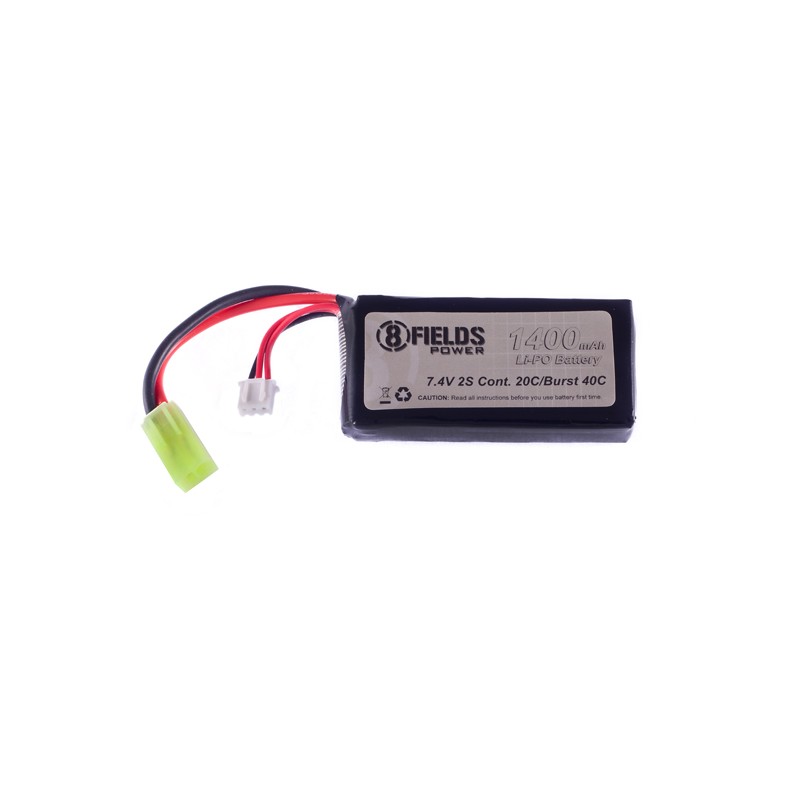 AIRSOFT BATERIJA FIELDS 7.4V 1400 MAH 20-40C LI-PO