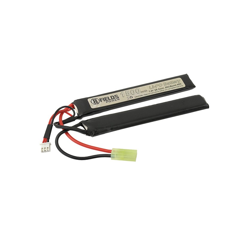 AIRSOFT BATERIJA FIELDS 7.4V 1500 MAH 20-40C LI-PO