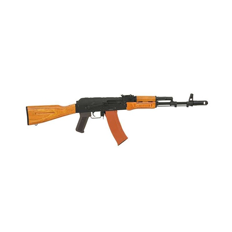 AIRSOFT ELEKTRO PUŠKA CYMA AKM 74 FULL METAL REAL WOOD