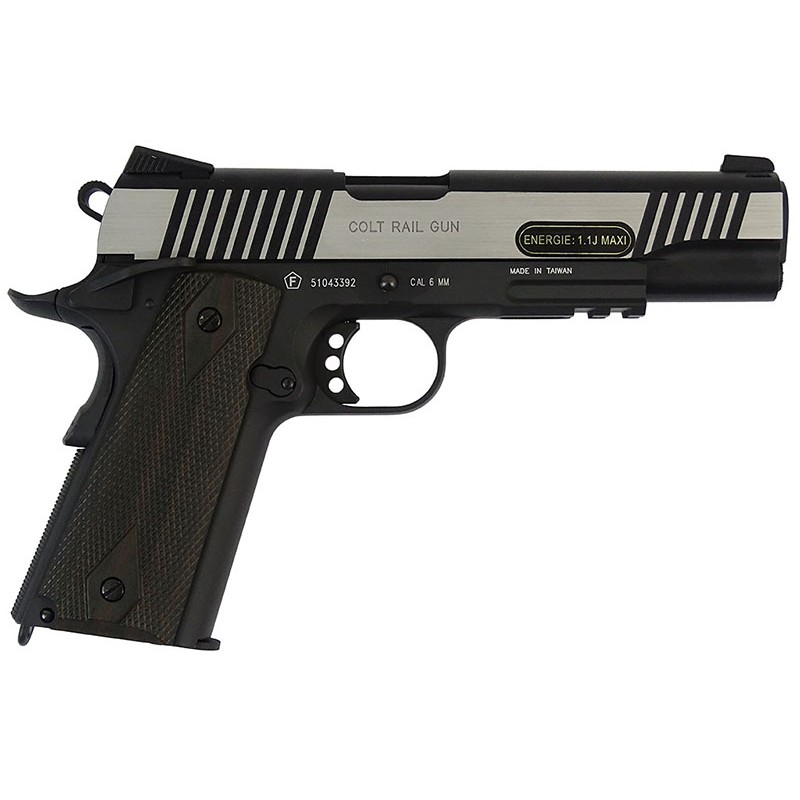 AIRSOFT TRZAJNA PLINSKA PIŠTOLA COLT 1911 RAIL DUAL TONE LIMITED CO2 3