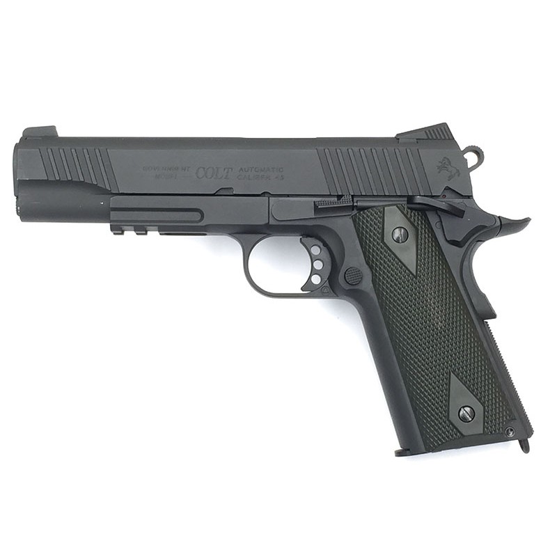 AIRSOFT TRZAJNA PLINSKA PIŠTOLA COLT 1911 RAIL MATT CO2